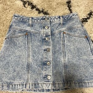jean skirt